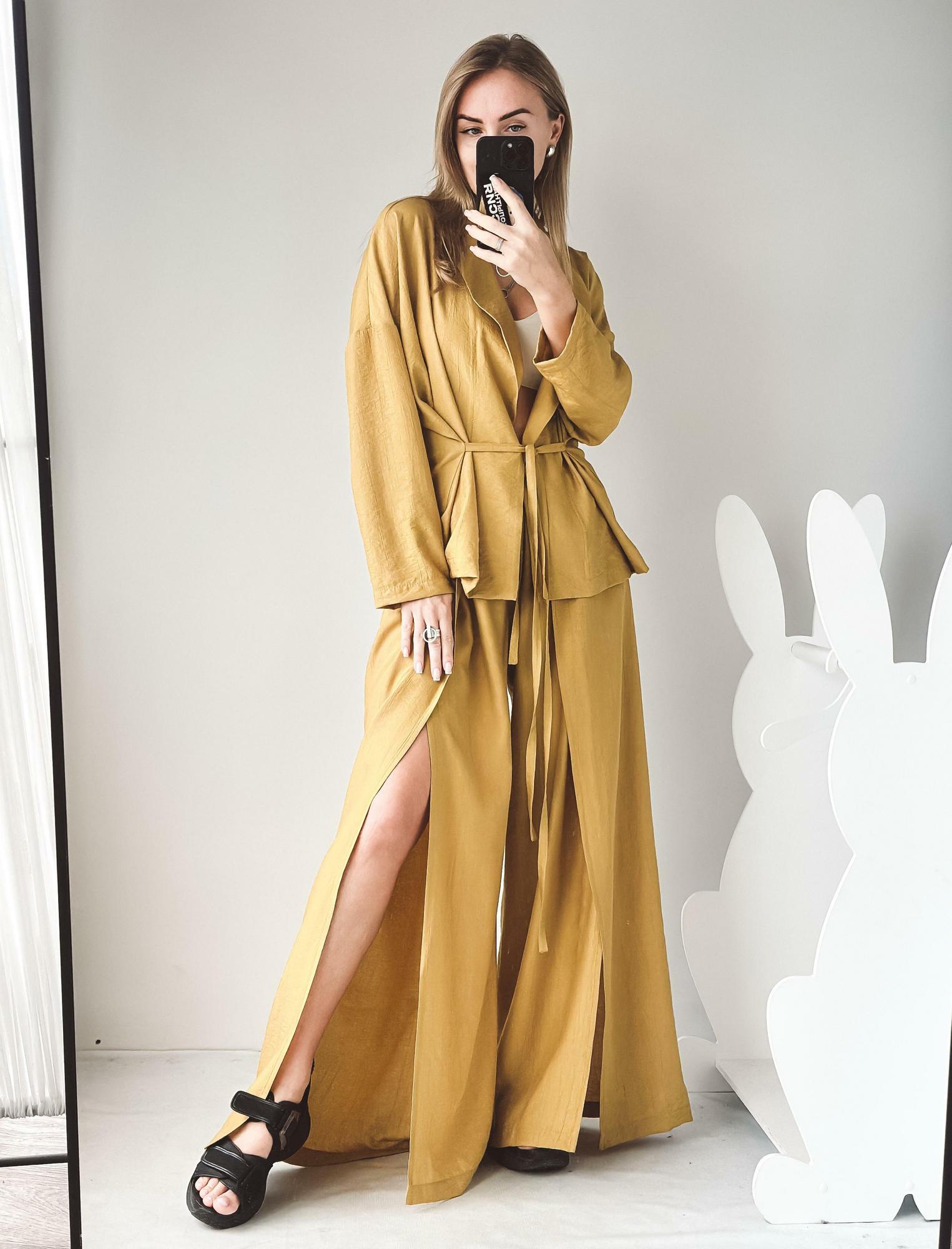 Комплект БРИЗ горчица вискоза