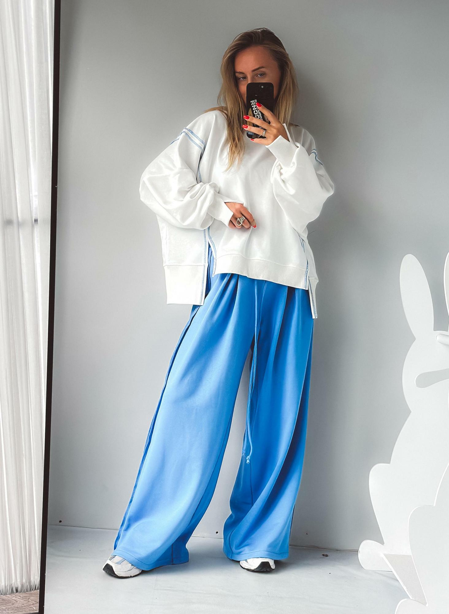 Комплект “ОВЕРИЩЕ 2.0» голубой/молочный