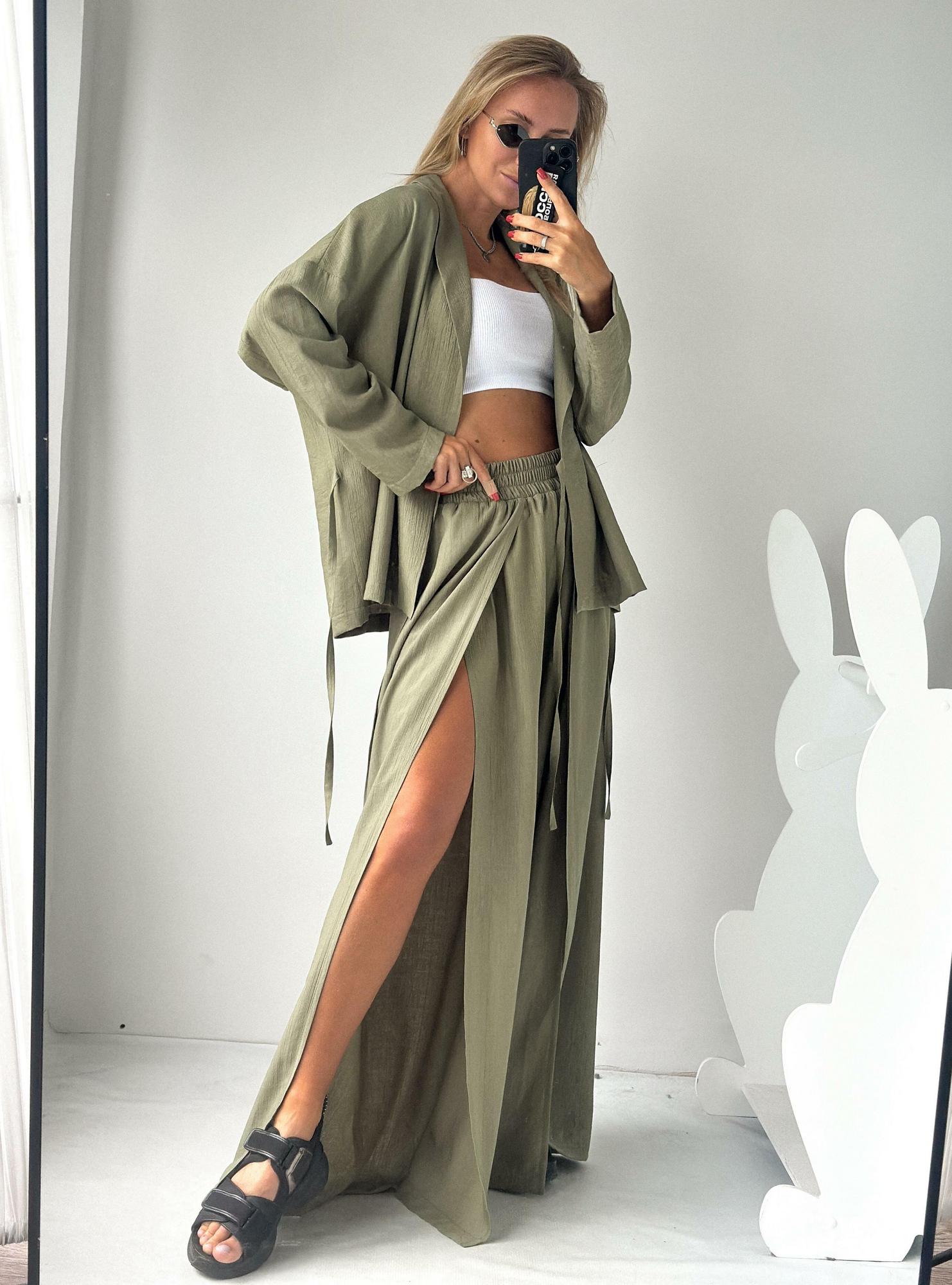 Комплект БРИЗ оливка вискоза