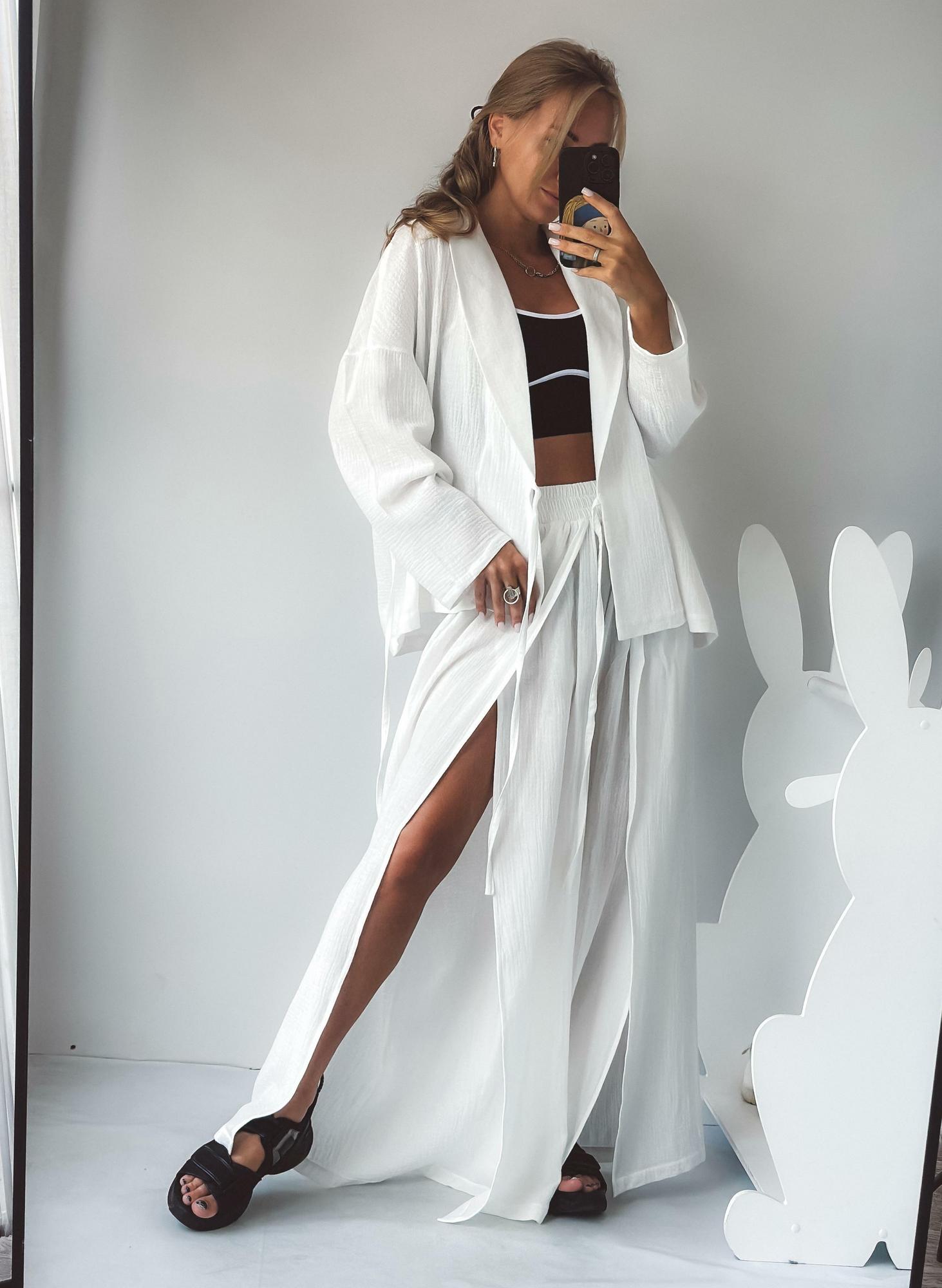 Комплект БРИЗ муслин молочный