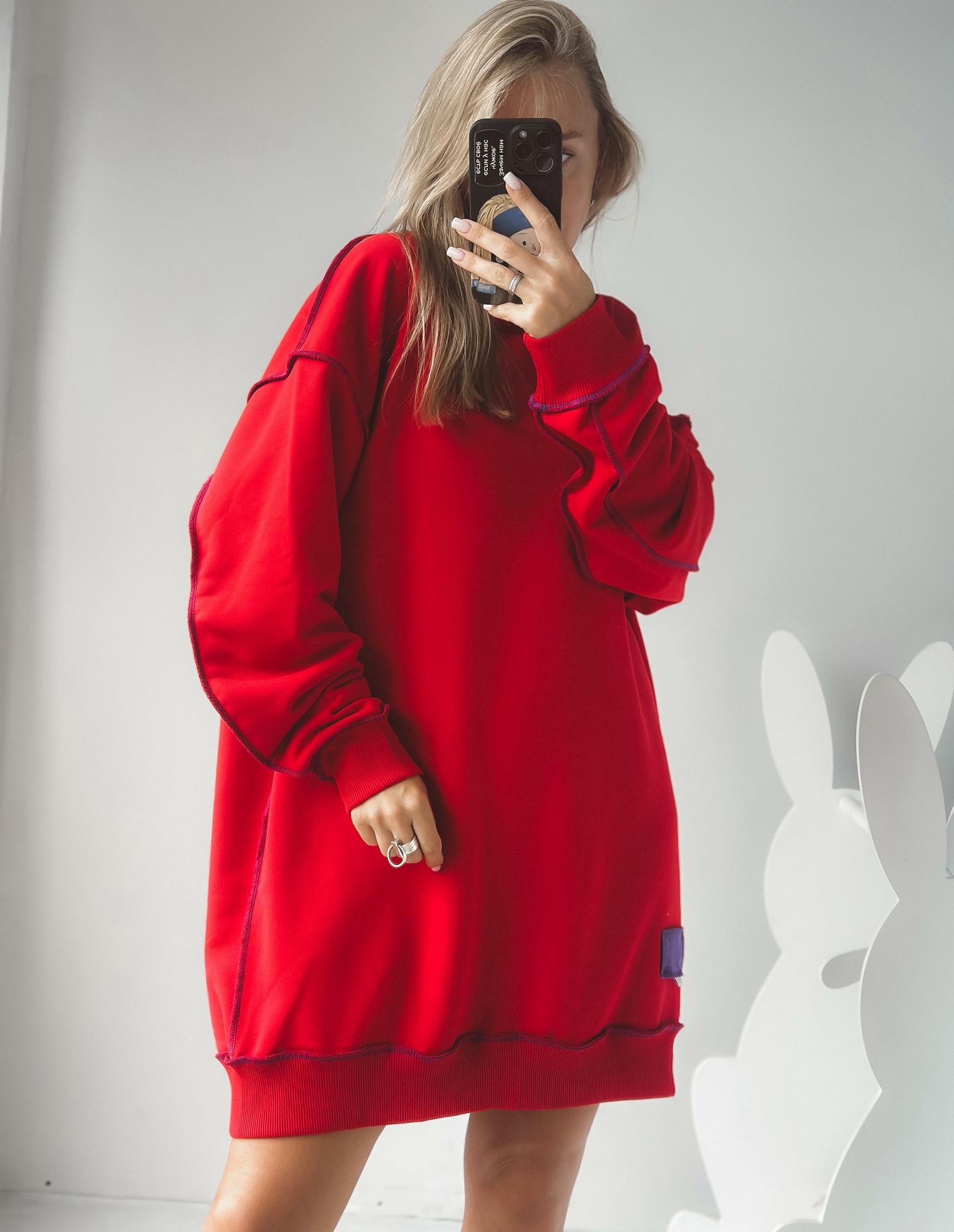 Балахон COLORS красный