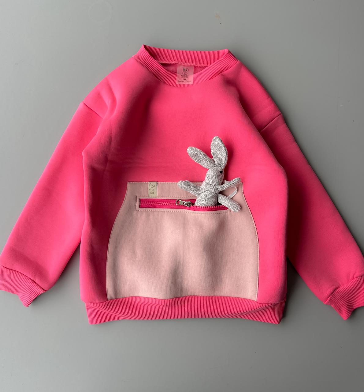 Толстовка - Друг корал + пудра