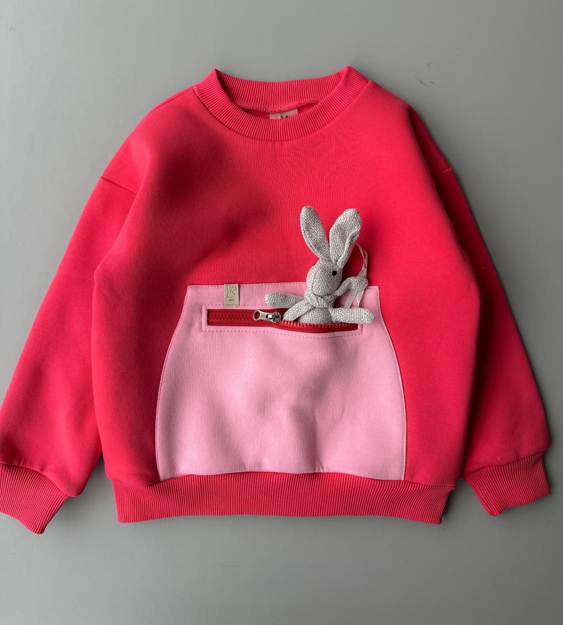 Толстовка - Друг малина + розовый