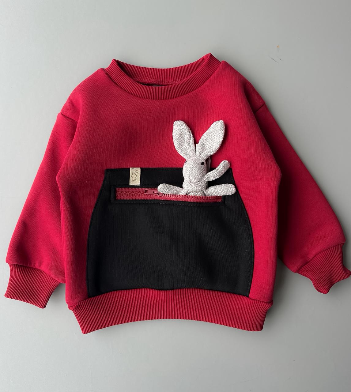 Толстовка - Друг бордо + черный