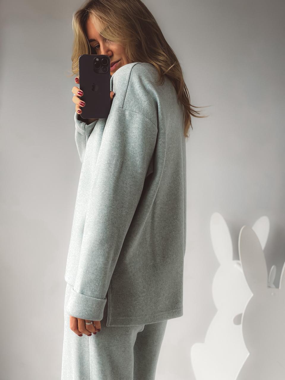 Комплект Ангора 2.0 серо-мятный