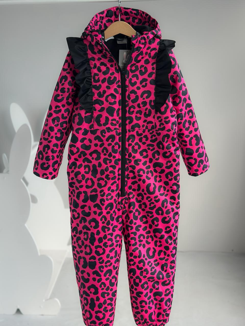 Комбез ЗИМА + рюша черный