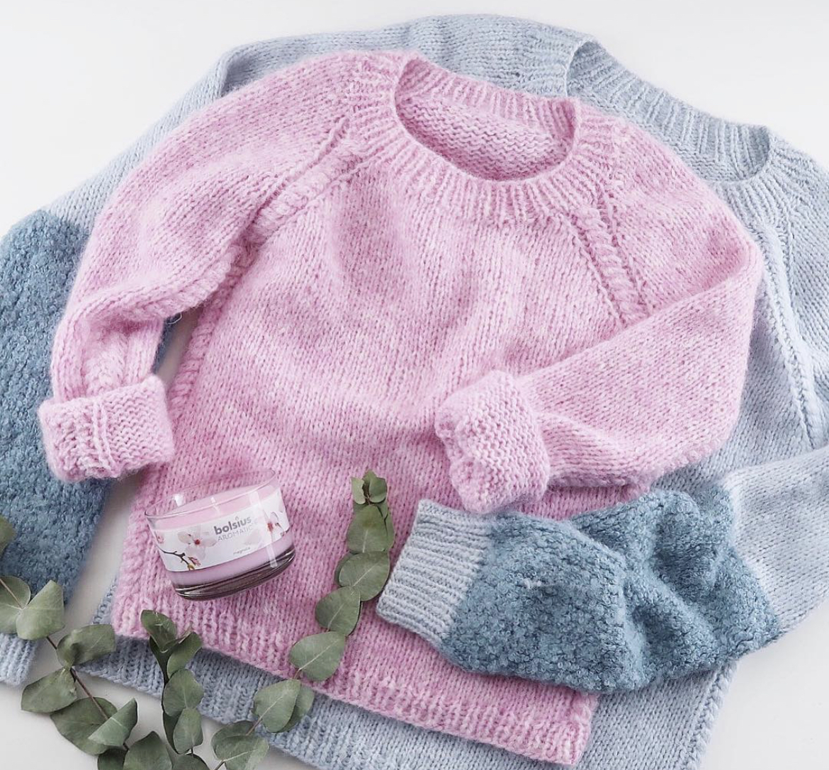 МК Свитер  детский и взрослый "Альпаковое Облако"