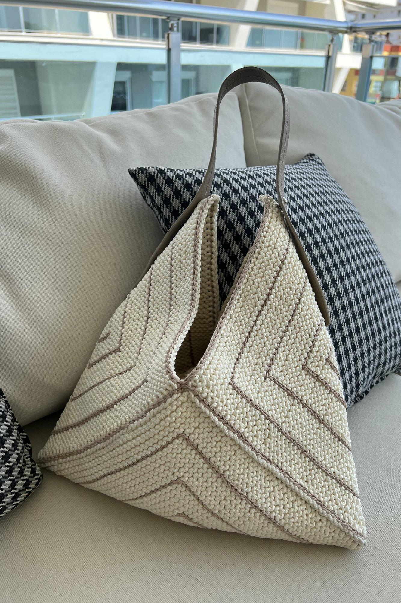 МК спицами "Сумка Chloe"