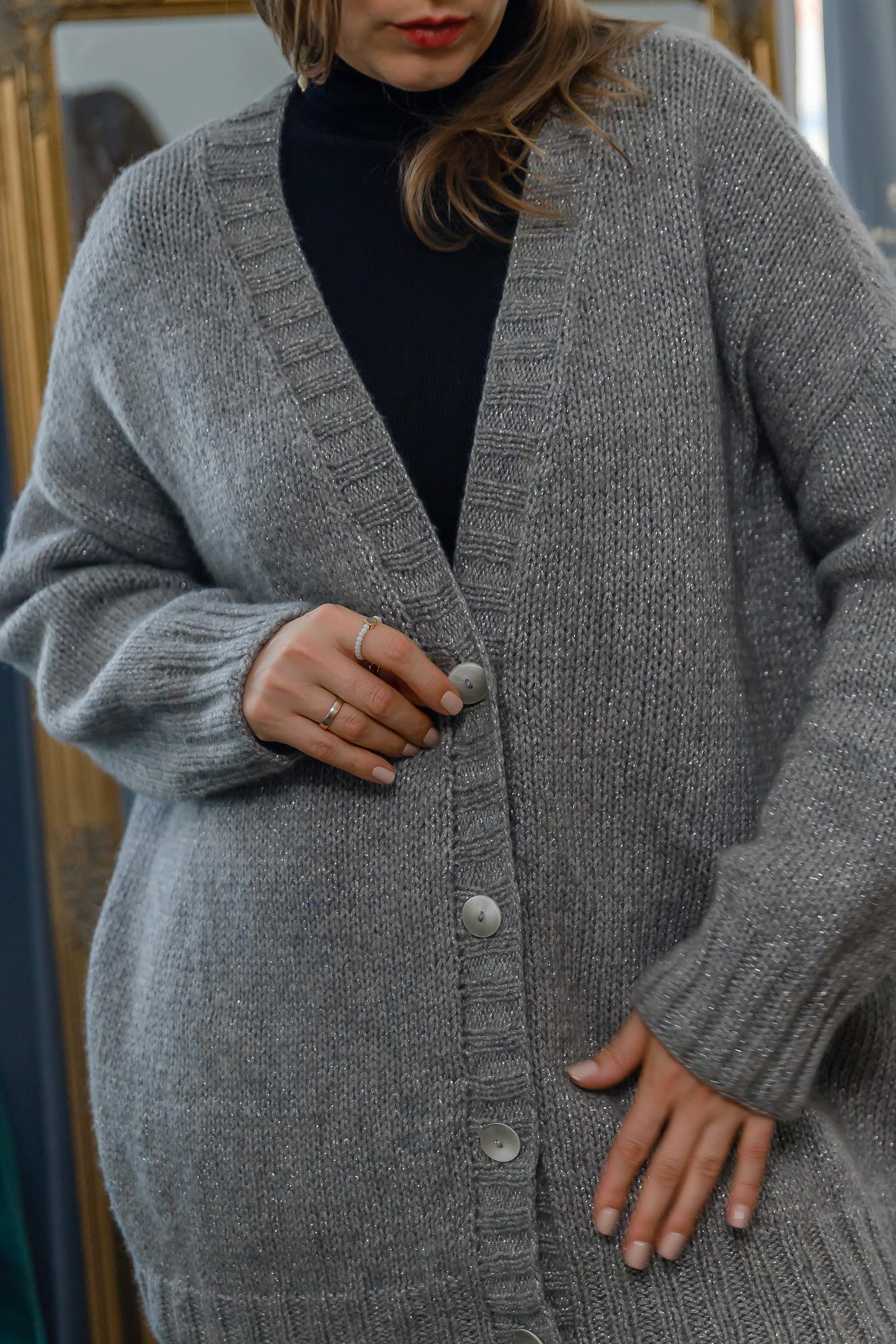 МК по вязанию спицами  "Уютный кардиган"