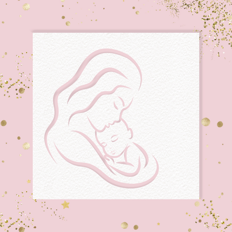 Заготовка для тиснения 2 в 1 "Мамина забота"