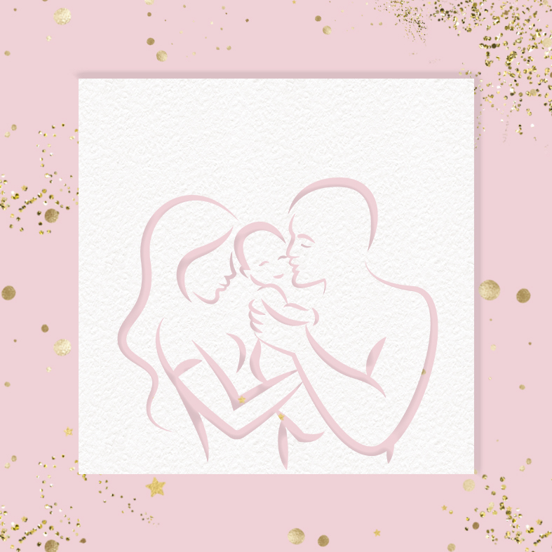 Заготовка для тиснения 2 в 1 "От сердца к сердцу"