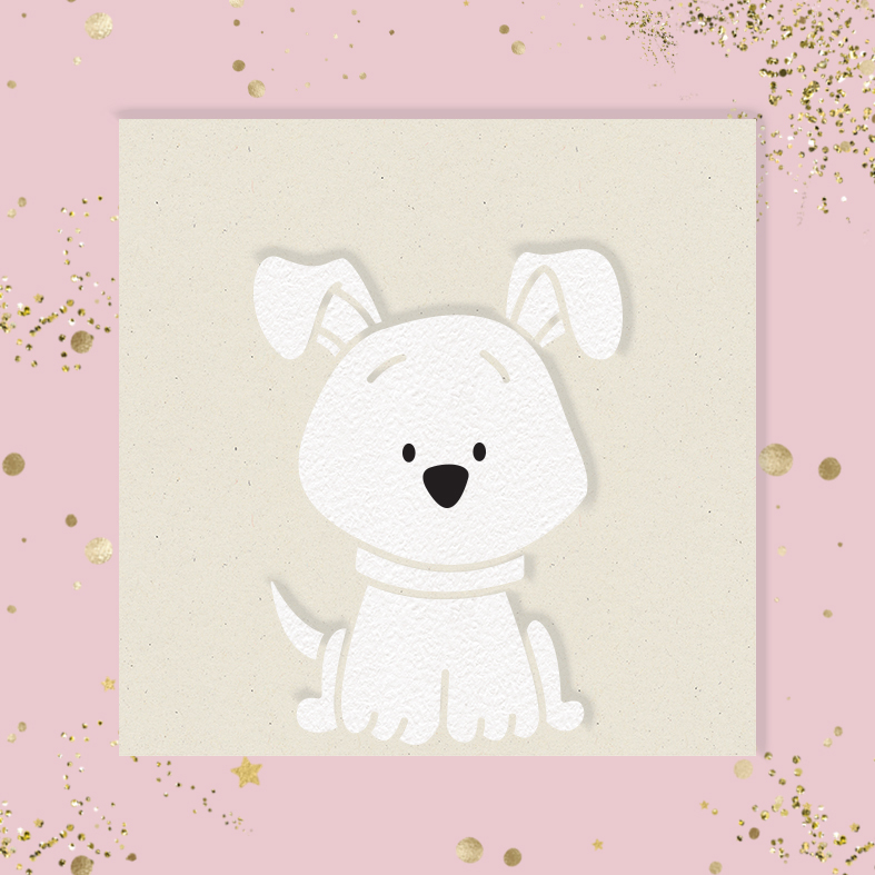 Заготовка для тиснения с элементами из термотрансферной пленки "Гав"