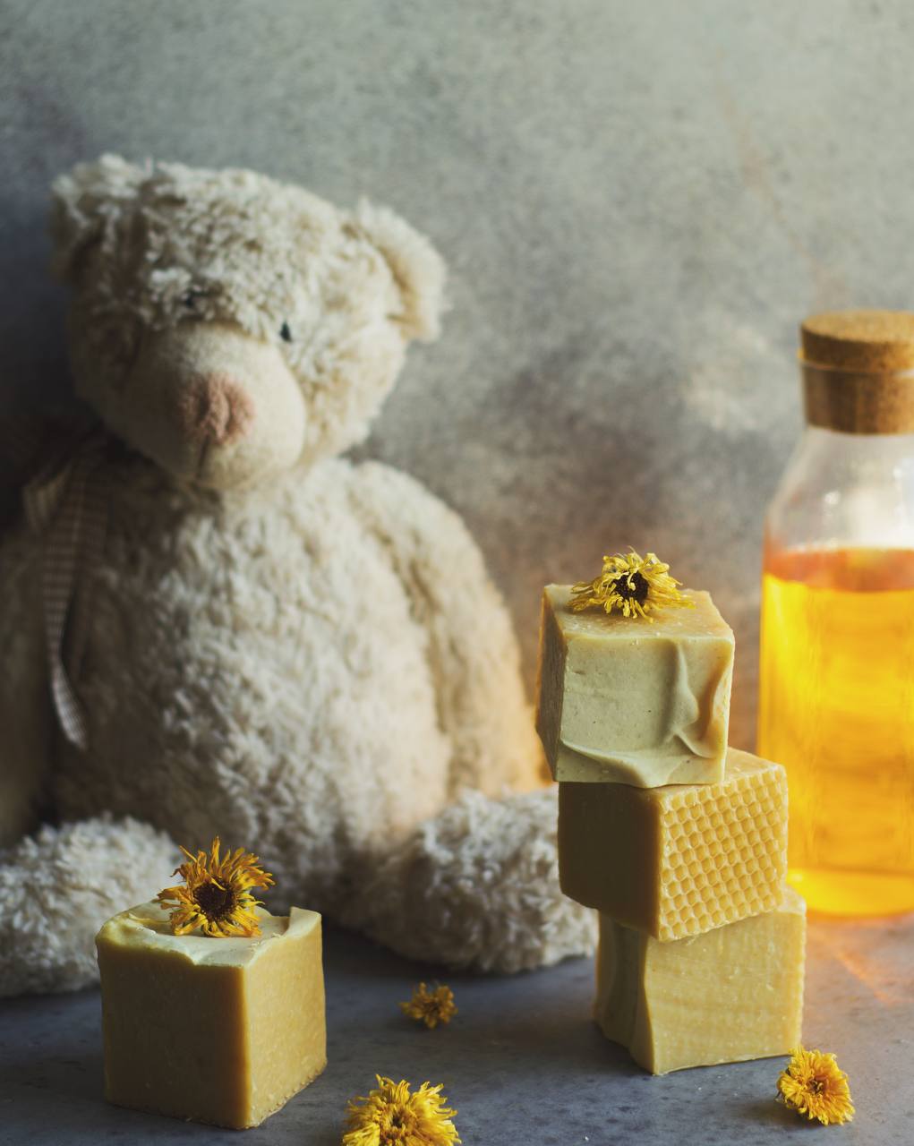 Медовое мыло "Календула и прополис"