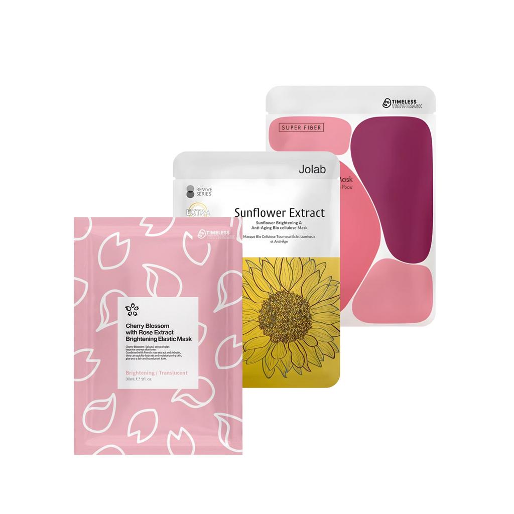 НАБОР ИЗ 3  МАСОК "СИЯНИЕ"