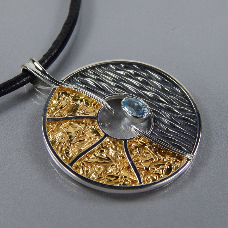 Серебряный подвес На Песке