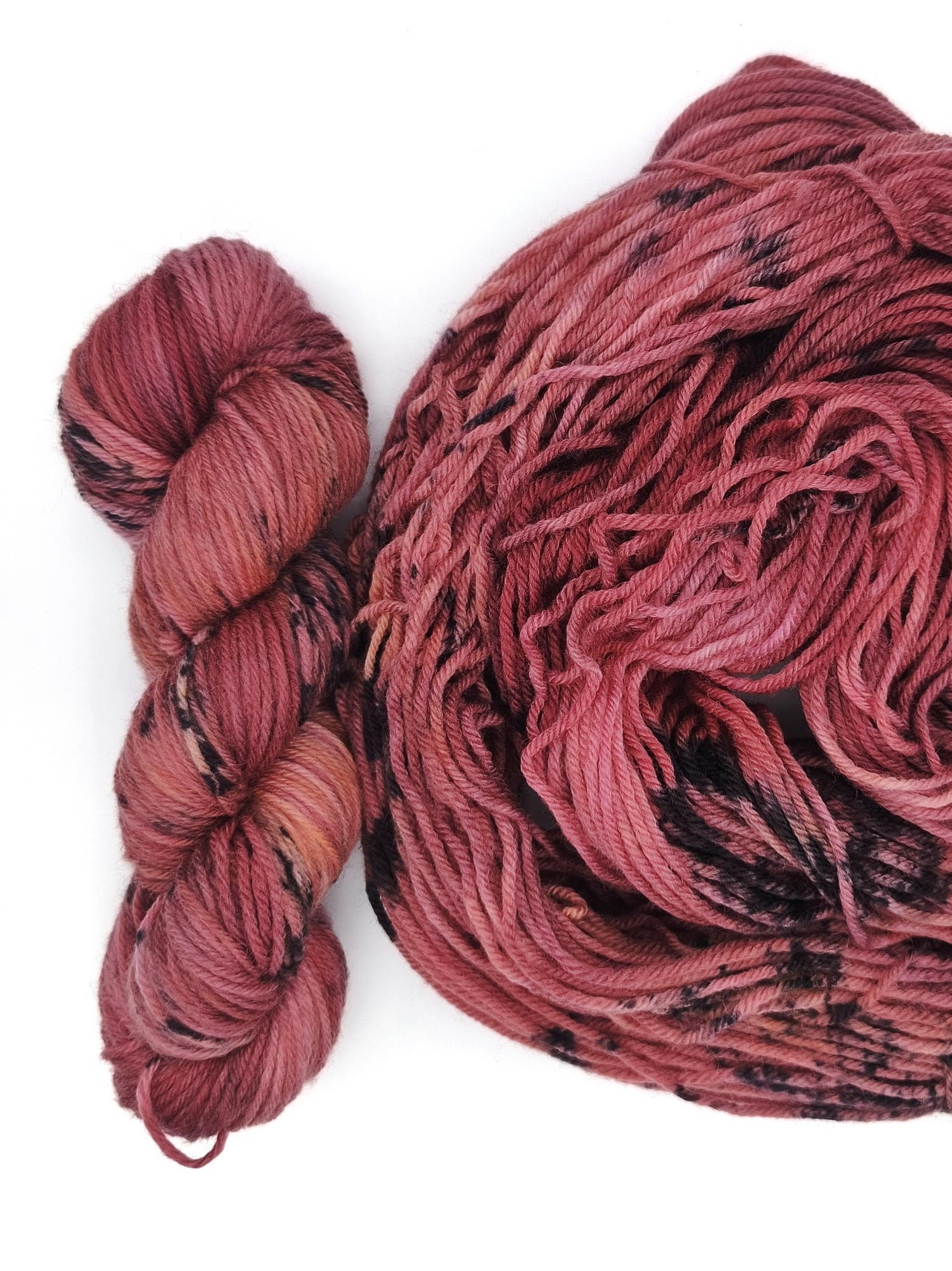 Пряжа ручного окрашивания, 100 гр/205 м, 75% меринос, 25% ПА, 125205