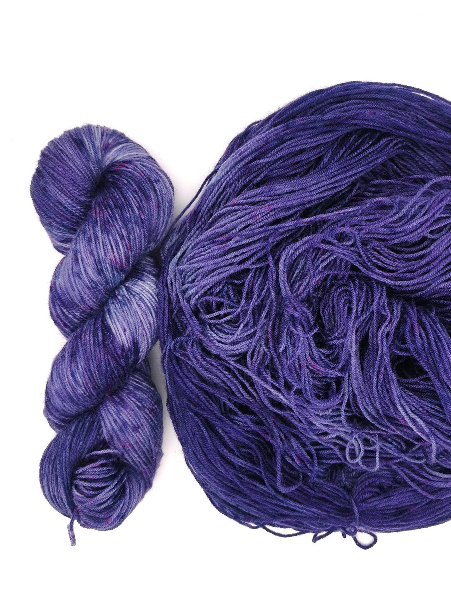 Пряжа ручного окрашивания, 100 гр/420 м, 75% меринос, 25% ПА, 130420