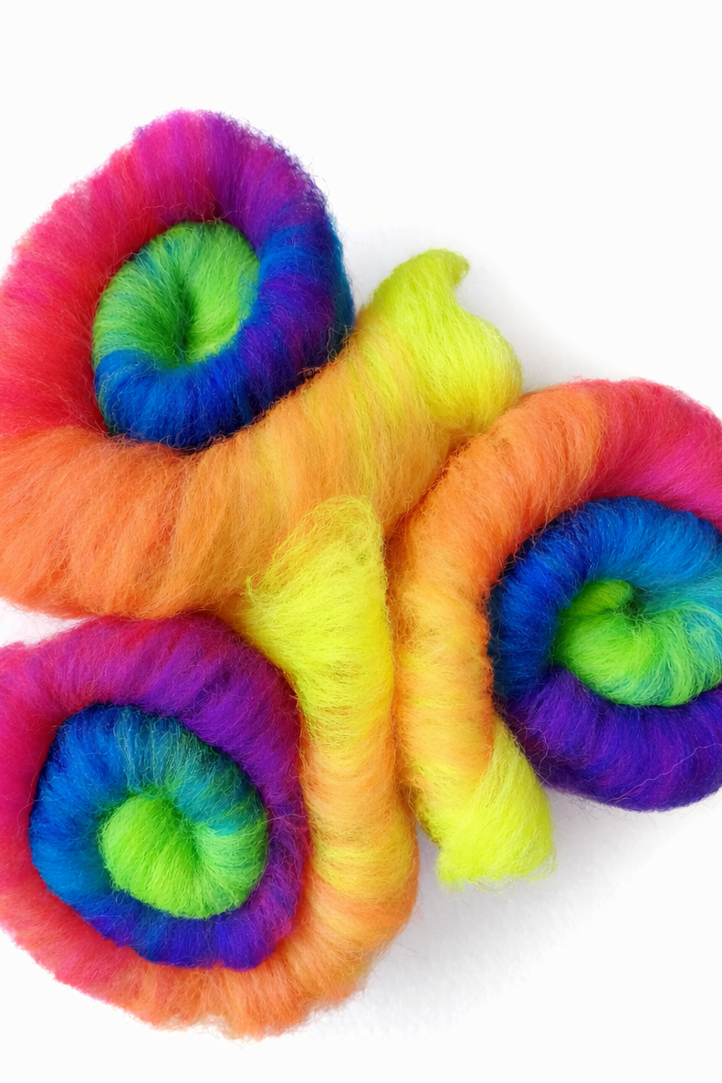 Кудель ( батт)  для прядения, 50 гр