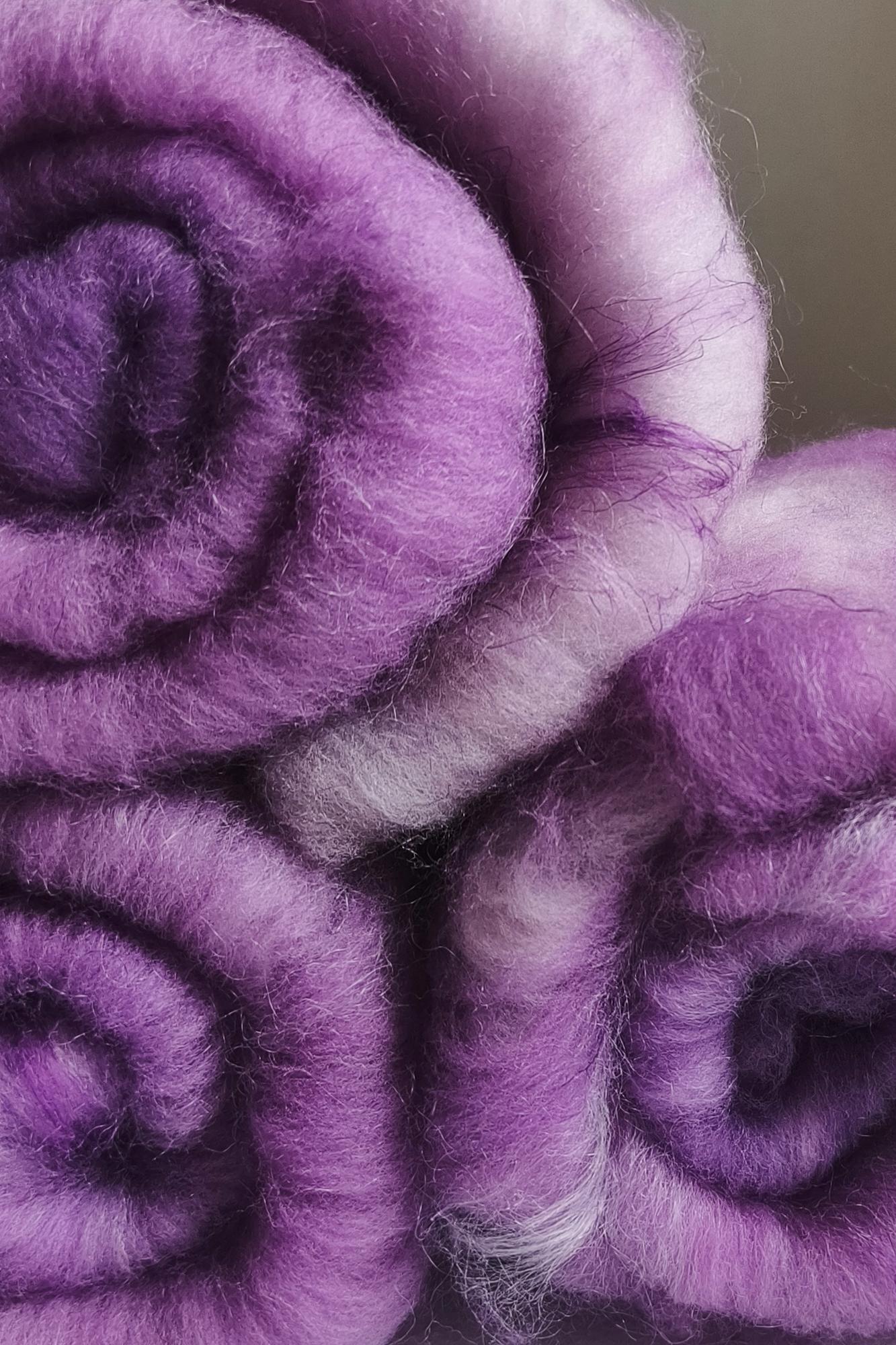 Кудель (батт)  для прядения, 45 гр