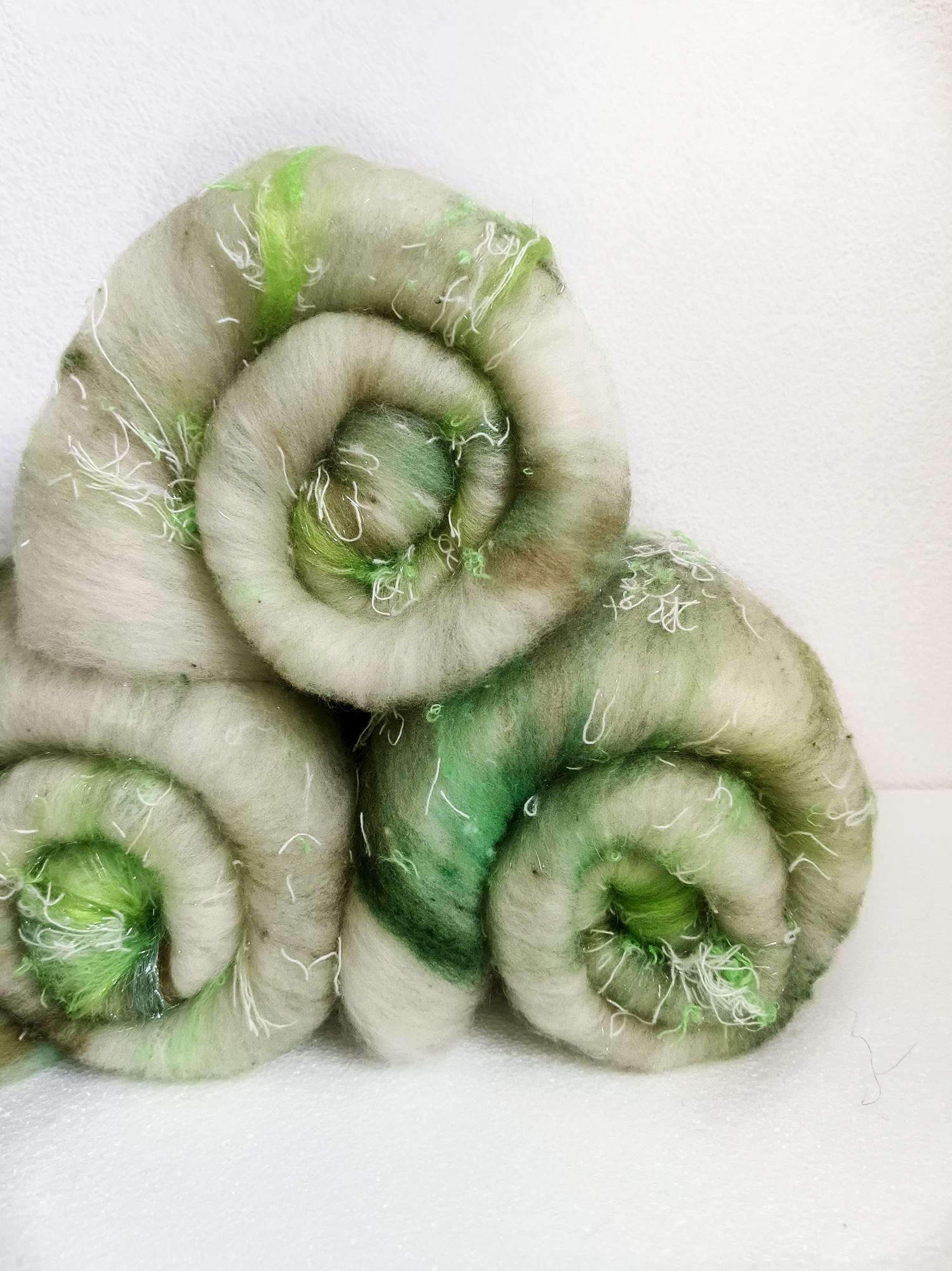 Кудель (батт)  для прядения, 60 гр