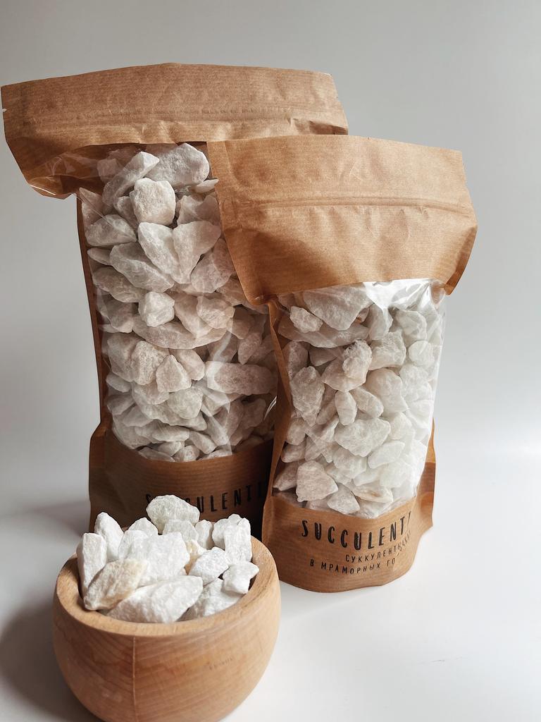 Мраморная крошка (крупная фракция)