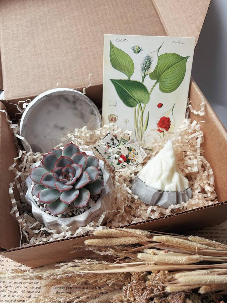 Подарочный набор со свечкой