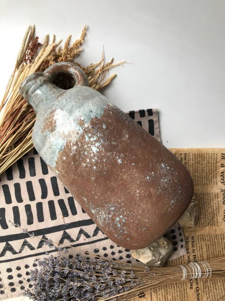 Ваза в стиле ржавчины