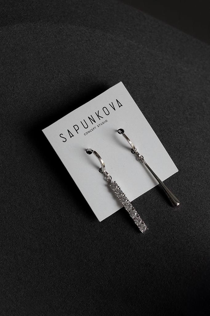 Асимметричные серьги ВЕСНА