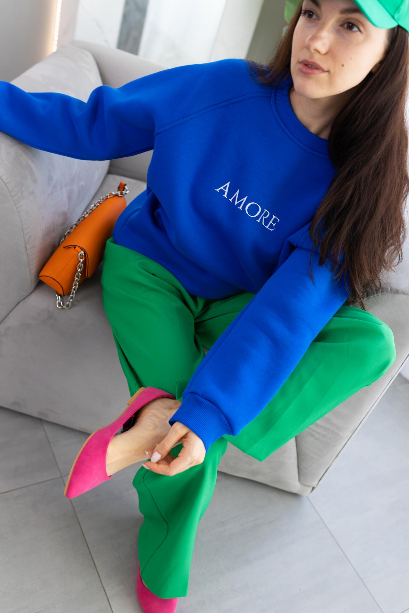 Свитшот Amore «Василек»