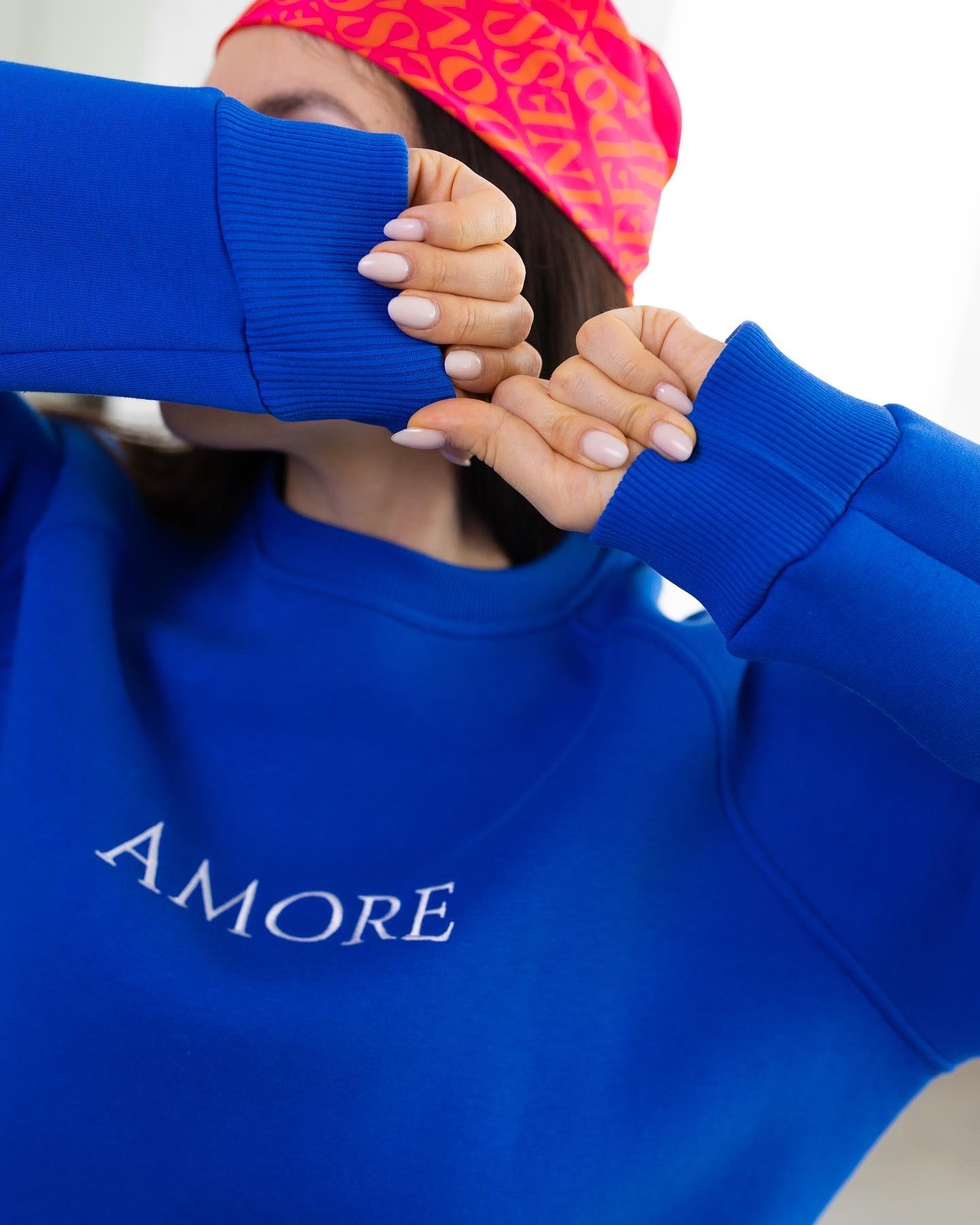 Свитшот Amore «Василек»