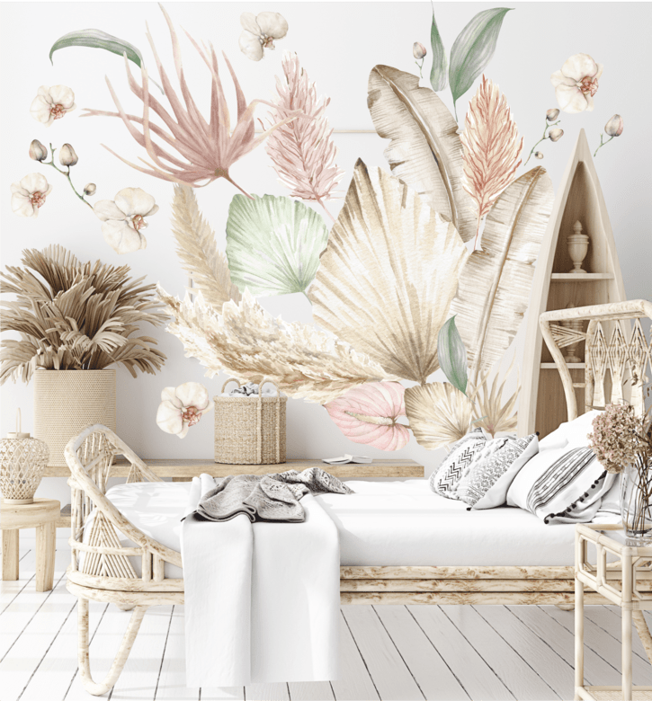 Наклейка на стену "БОХО L"