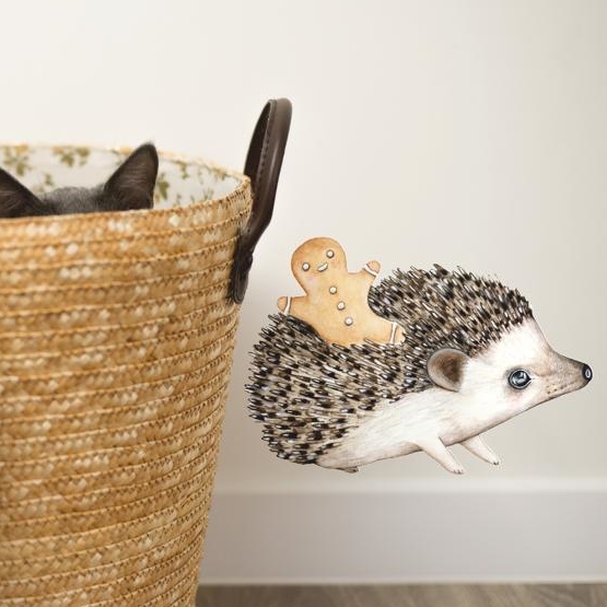 Наклейки на стену "Самый добрый Еж"