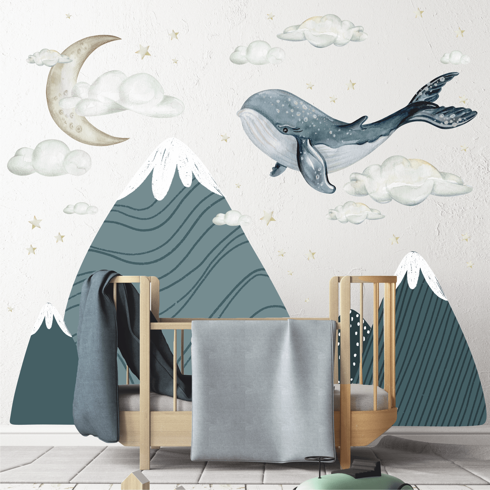 Наклейки на стену СЕТ "Монблан + Морские сны"