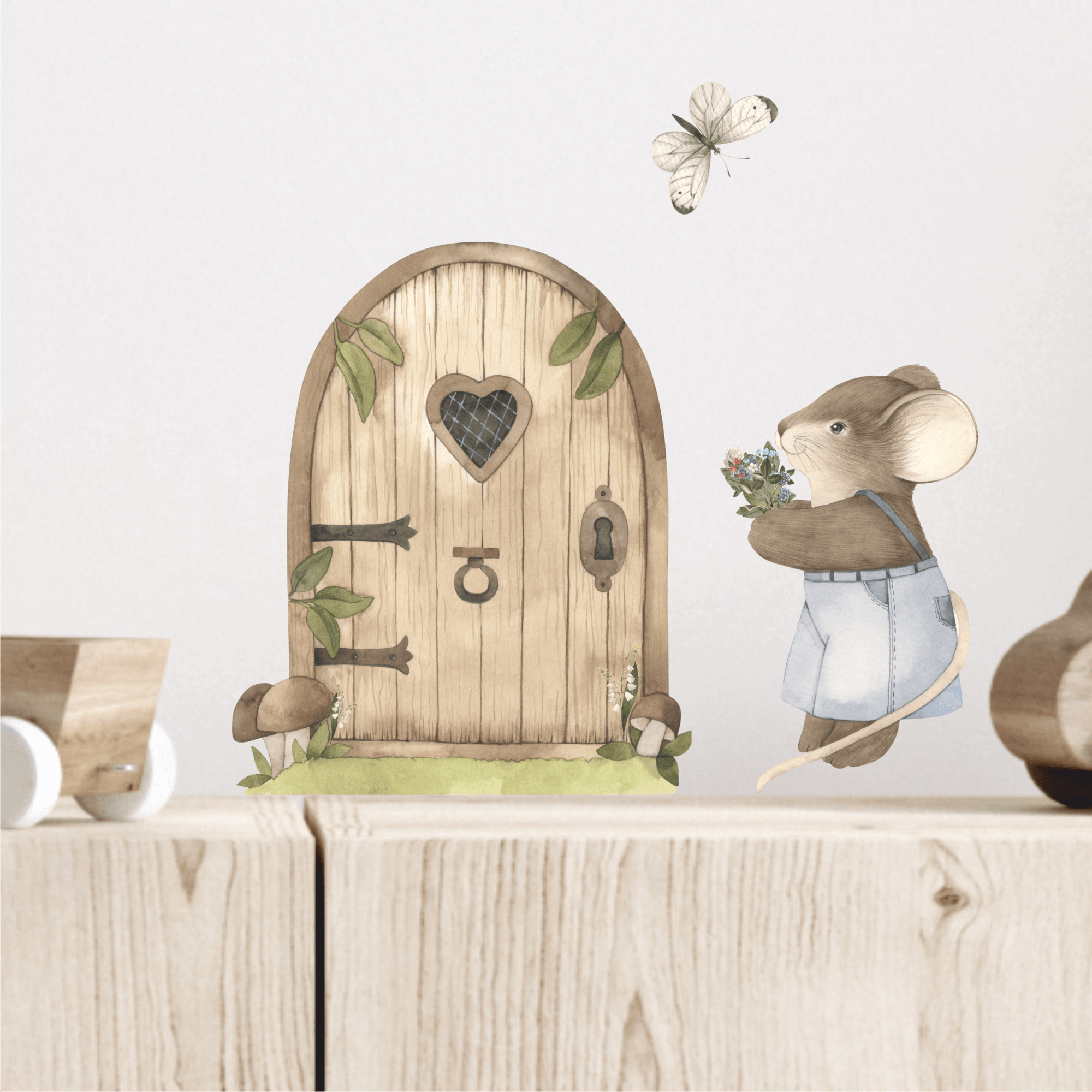 Наклейка "Домик для Мышонка" серия Волшебный лес