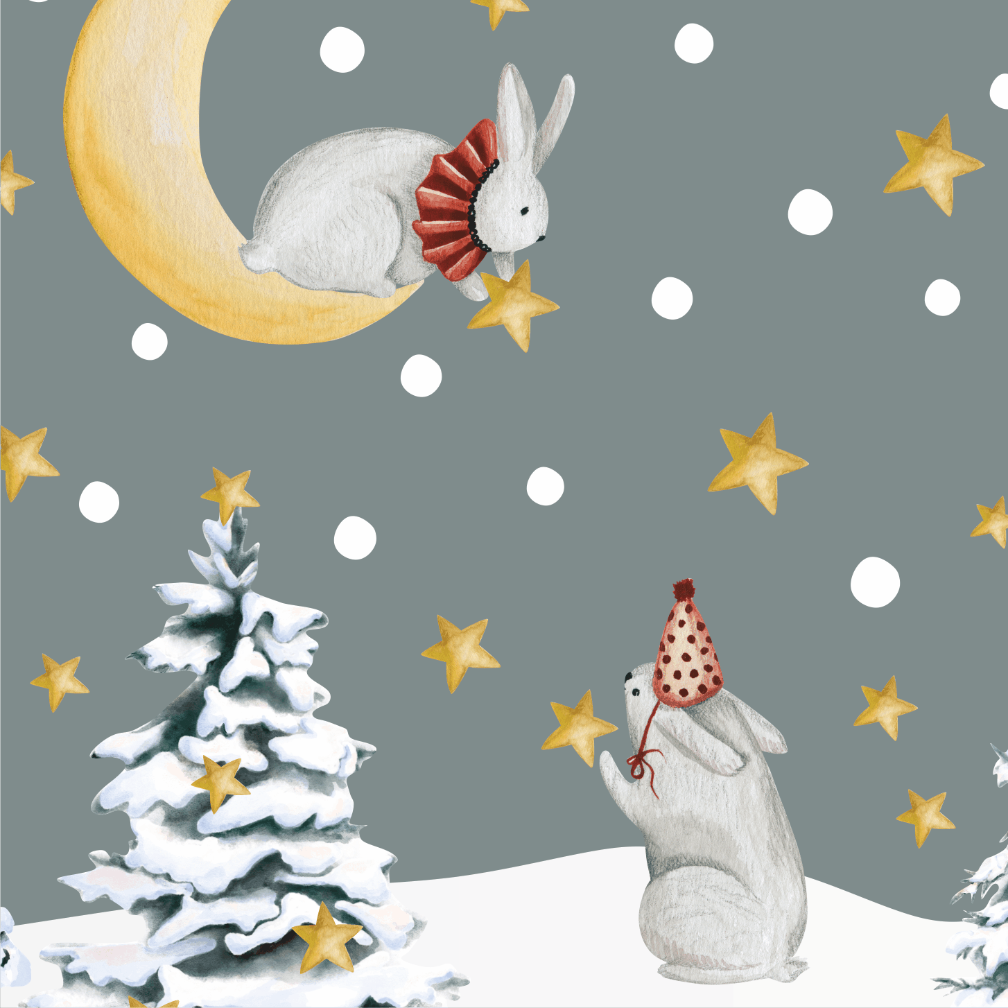 Наклейка на окно новогодняя " Звездопад"