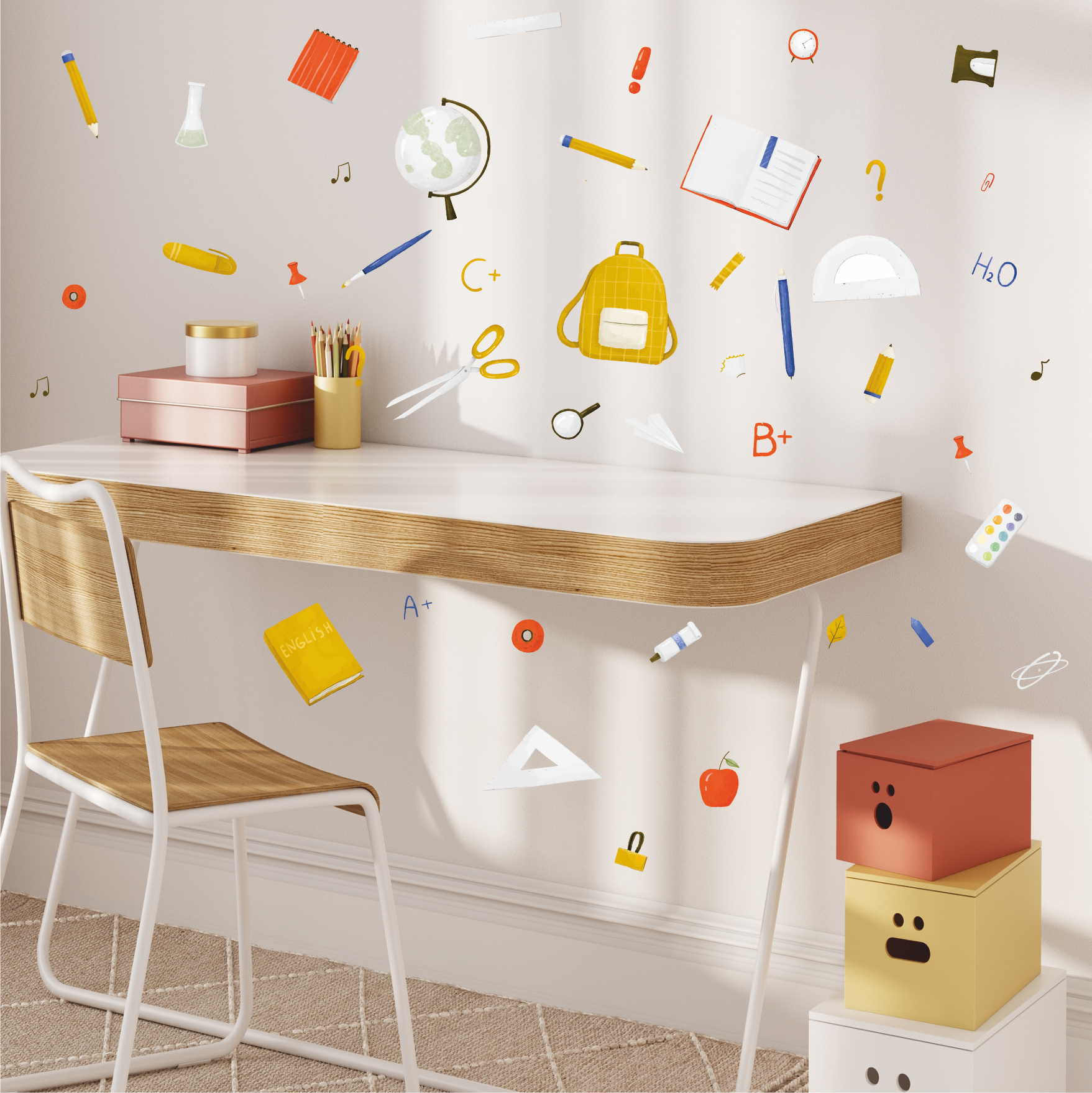 Наклейки на стену Школа 1