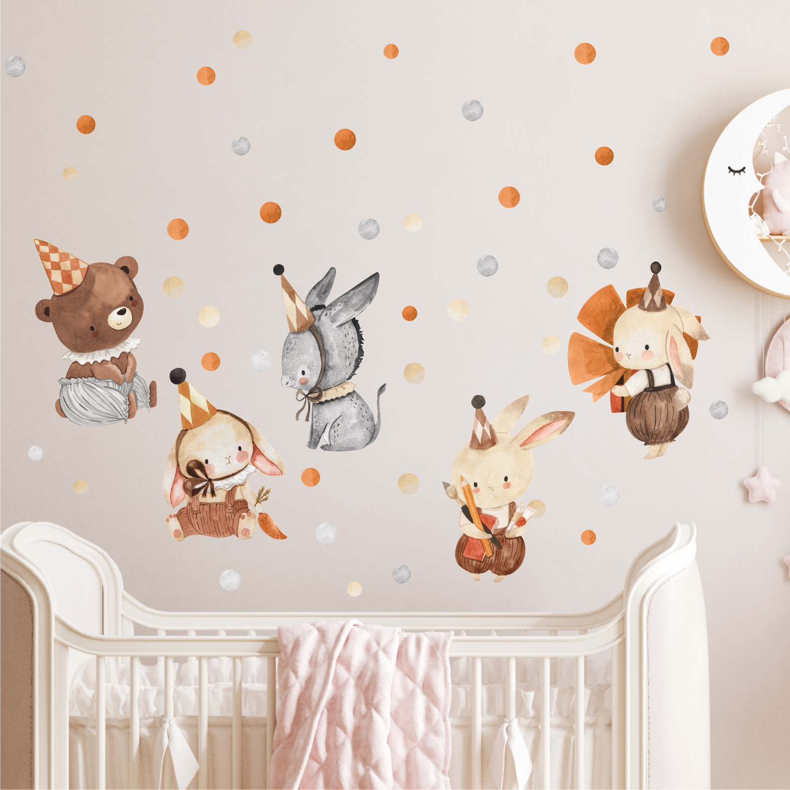 Наклейки на стену "Малыши"