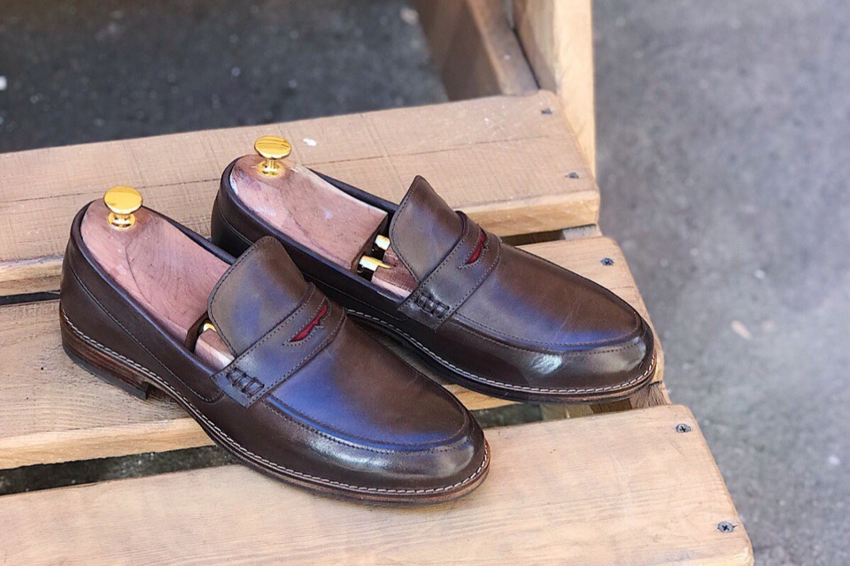 Пенни лоферы (коричневые)