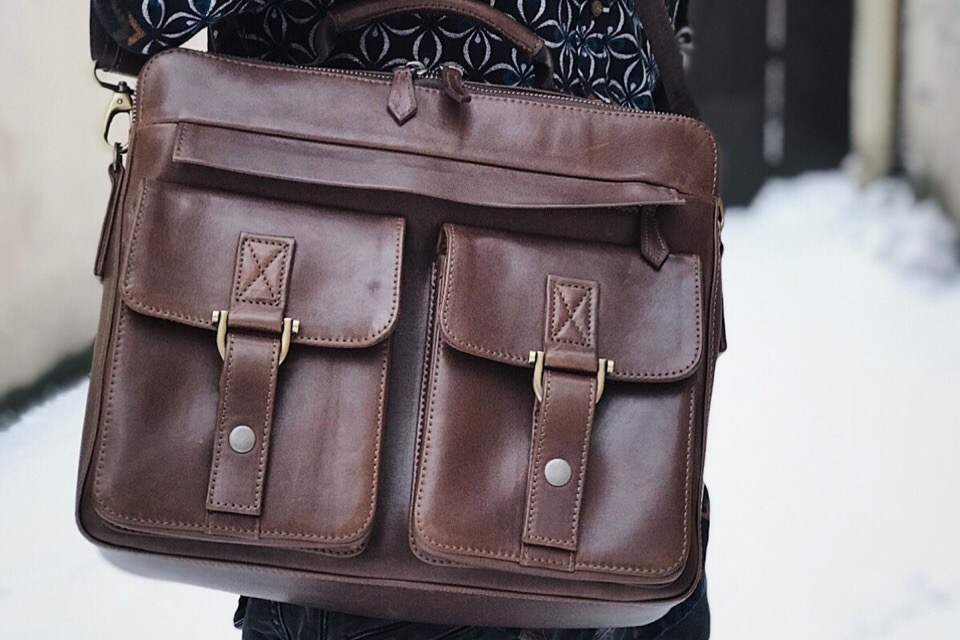 Сумка с двумя карманами