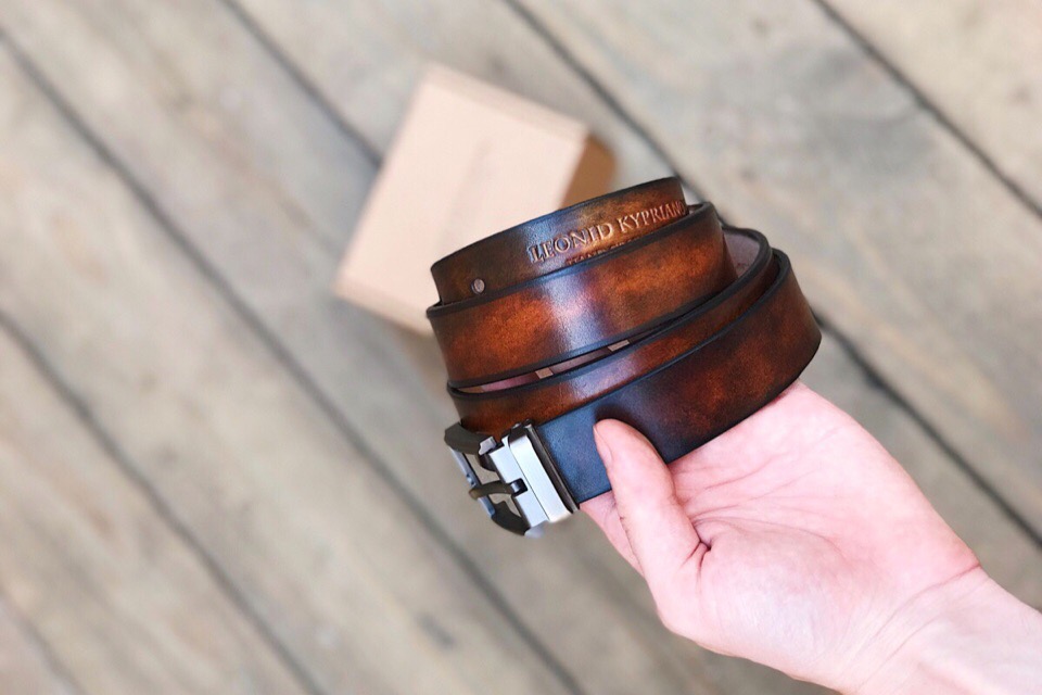 Ремень с патиной