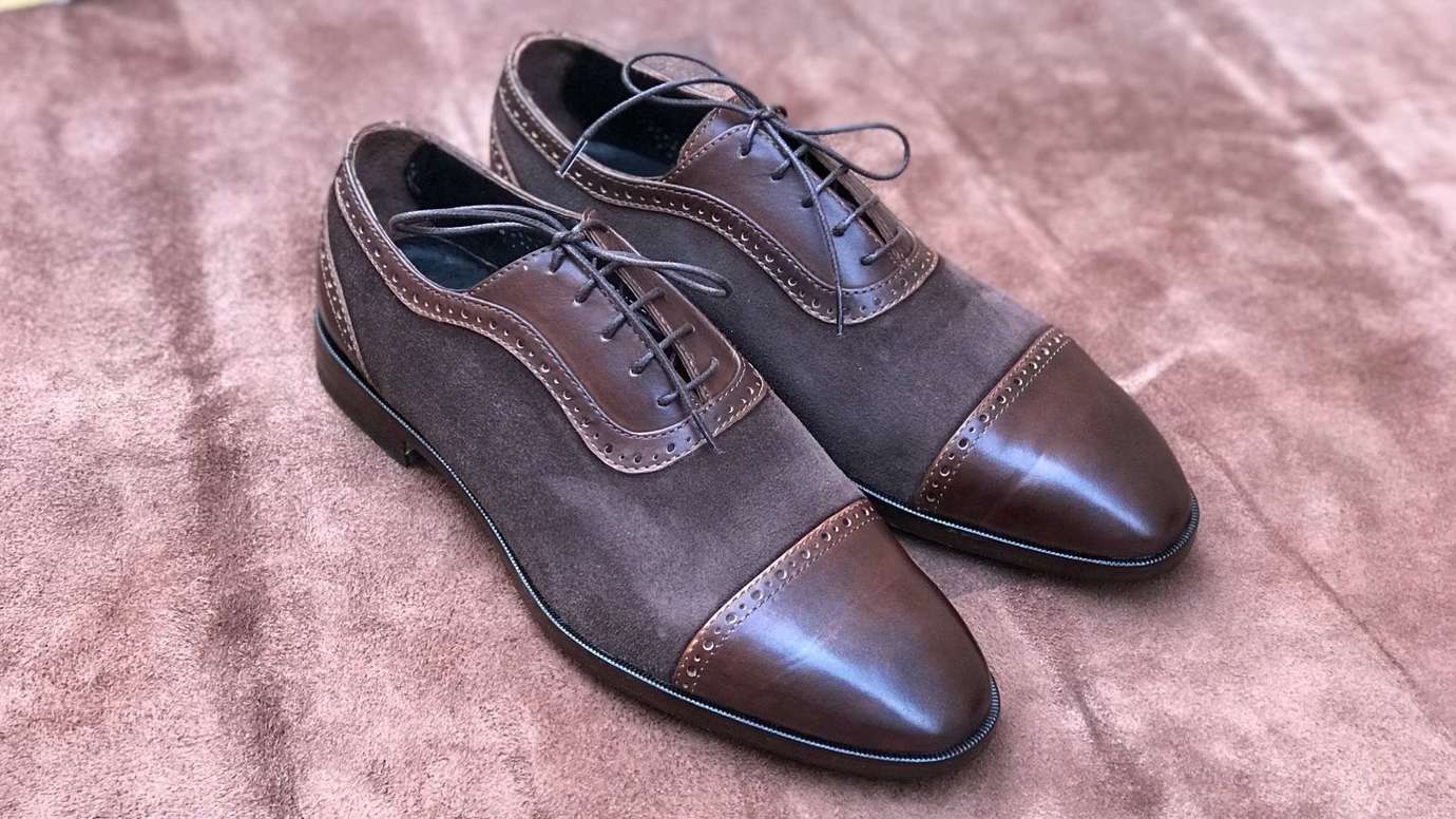 Оксфорды аделаиды (тёмно-коричневые)