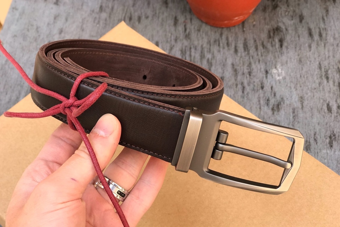 Ремень однотонный