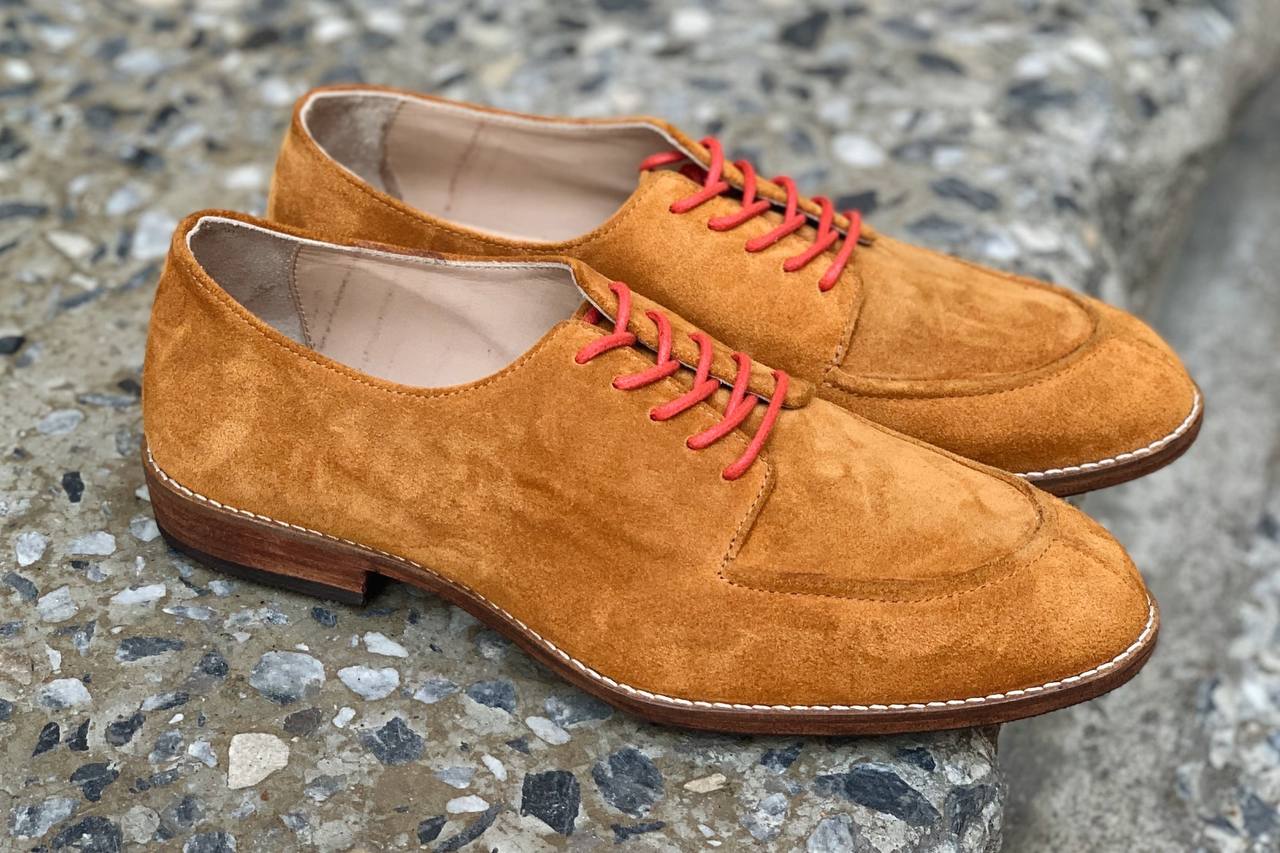 Блюхеры замшевые