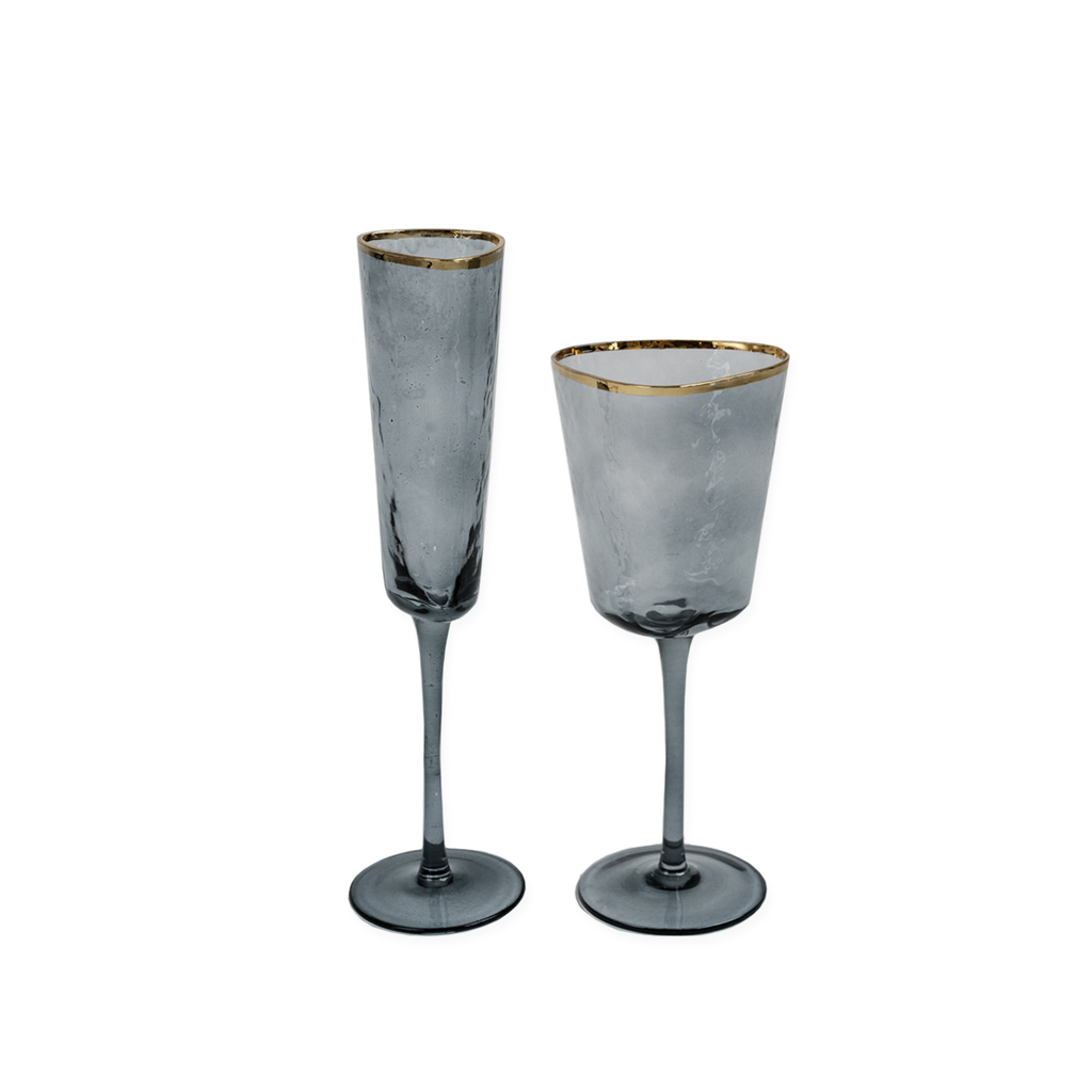 Набор бокалов "Фаби" дымчатый