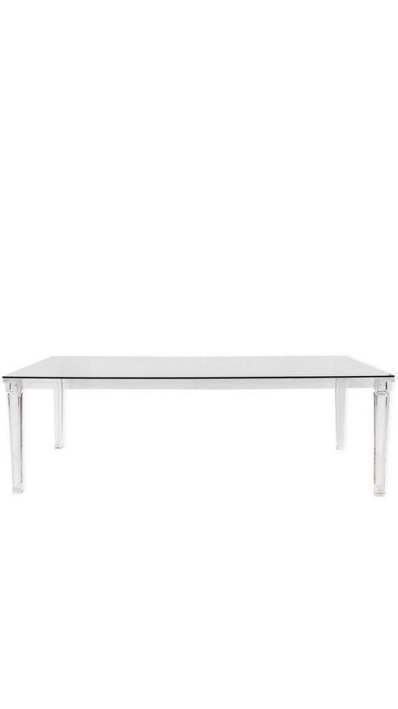 Стол "Гатье" прозрачный