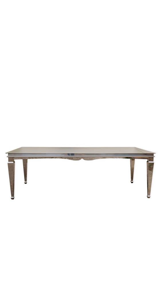 Стол "Гатье" серебро