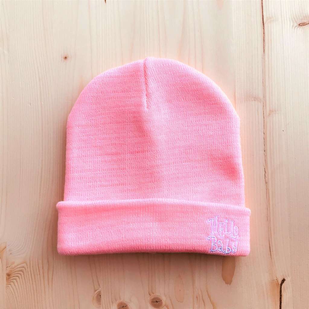 Шапка "HelloBaby" акрил р. 0/6 мес -Blank LIGHT- розовый меланж
