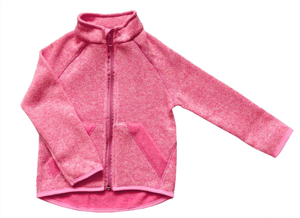 Кофта флисовая для малышки от "Smail" р. 86/92 см - розовый