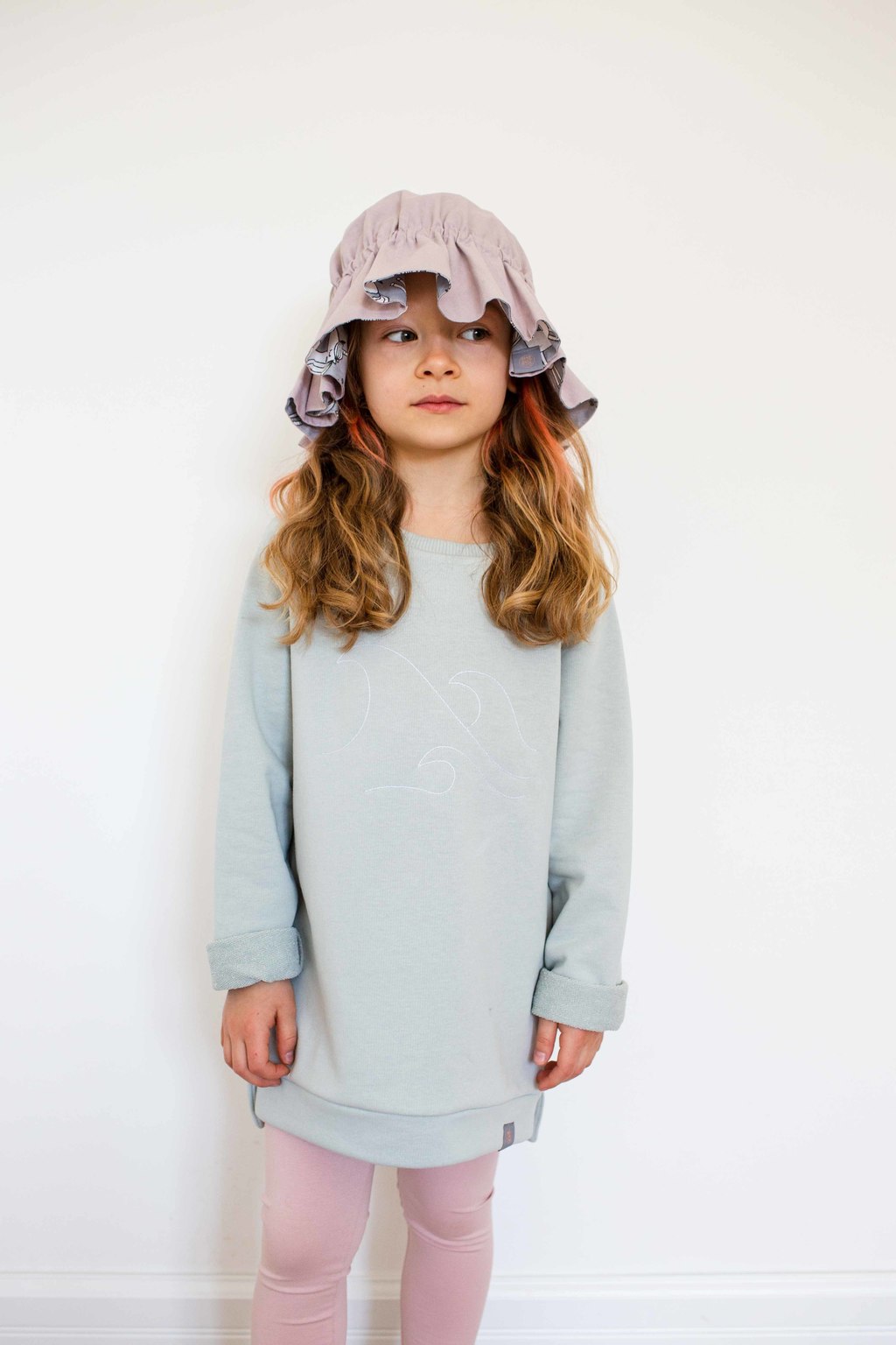 Свитшот Волна Hello,Baby (футер "петелька") р. 80-86, 98-104 см - серый