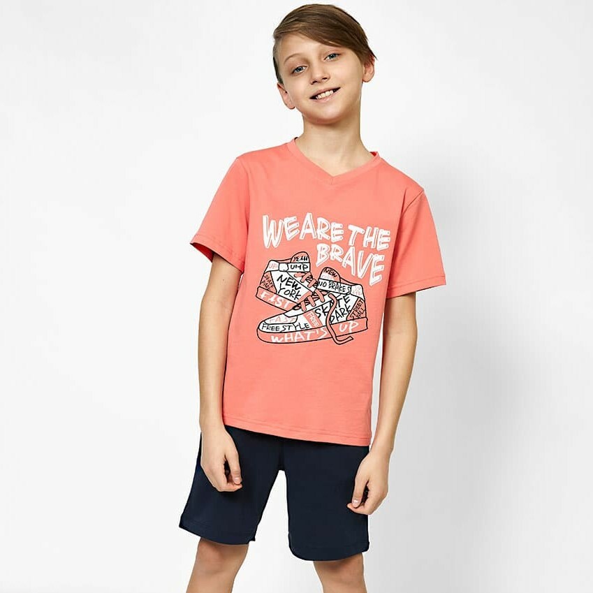 Футболка от "Mark Formelle" (р.98, 104) - коралловый